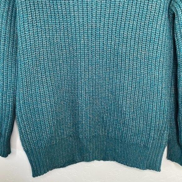 Sparkle & Fade UO Blue Cage Back Knitted Sweater Small - Picture 3 of 9